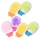 thumbnail image 1 of 6 guantes de baño exfoliantes de una sola cara para hombre y mujer (color aleatorio), 1 of 6