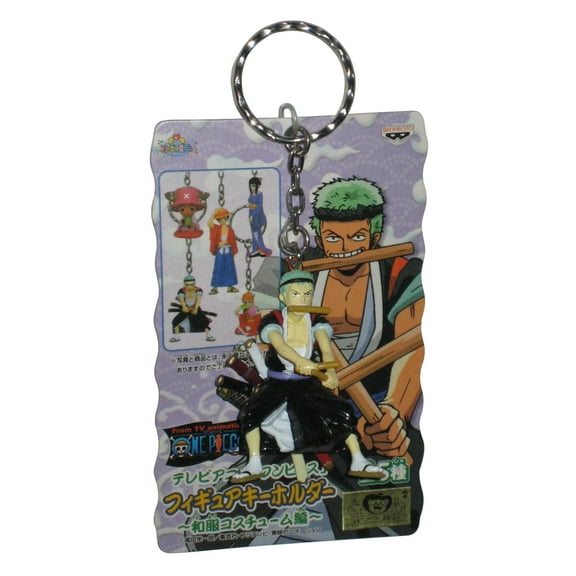 One Piece Banpresto Japan (2003) Zolo Anime Mini Figure Keychain