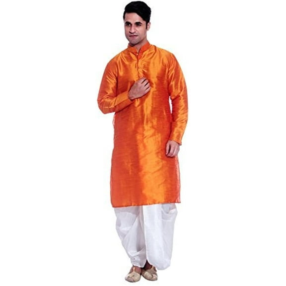 Royal Kurta Mens Cotton Silk Kurta Dhoti