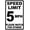 Color 1865, variant on Safety Sign Notice Danger Warning 12x16 Tin Sign Decor Speed Limit 5 MPH Sign