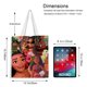 thumbnail image 5 of Moana, la Princesa Bolso de tela con estampado de lienzo para mujer, bolsa de compras reutilizable y estética, con cremallera interior, regalo para mujer,38*45cm., 5 of 6