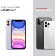thumbnail image 2 of Veeki Ultra Hybrid [Anti-Yellowing PC Back] Designed for iPhone 11 Case (2019) - Crystal Clear, 2 of 7