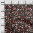 thumbnail image 2 of oneOone Silk Tabby Red Fabric Floral Sewing Craft Projects Fabric Prints By Yard 42 Inch Wide, 2 of 4