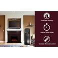 thumbnail image 6 of Cambridge 47.8-in. Shelby Electric Fireplace Mantel with Deep Log Insert, Mahogany, 6 of 7