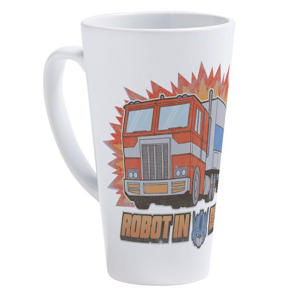 CafePress - Robot In Disguise - 17 Oz White Ceramic Latte Mug