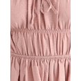 thumbnail image 5 of Tie-Up Detail Cotton Mini Dress, 5 of 5