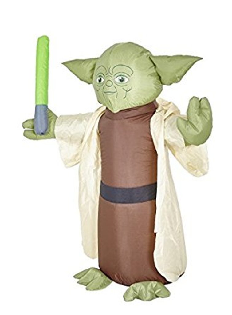 4 ft. Star Wars Yoda Inflatable Airblown Lawn Decoration Light up