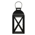 thumbnail image 2 of Decorative Black Metal Pillars Candleholder Lanterns, 2 of 6