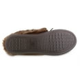 thumbnail image 5 of Isotoner Women's Memory Foam Microsuede Nelly Moc Bootie Slippers, 5 of 5