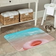 thumbnail image 7 of Yiaed Pink Float Ring On Beach Print Flannel Doormat Mat Outdoor Indoor Door Mats,Welcome Matt Outdoor Front Door Mat Doormat Outdoor Mat Outdoor Mat,16"x24", 7 of 7
