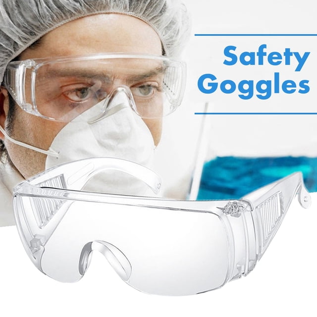 Disposable Medical Goggles Wide Vision Safety Protective Goggles Anti-Fog Splash Eye Protective Glasses Indirect Vent