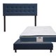 thumbnail image 1 of Colchón Matrimonial + Box Blu + Cabecera Bilbao Restonic Dicasa Trust, 1 of 8