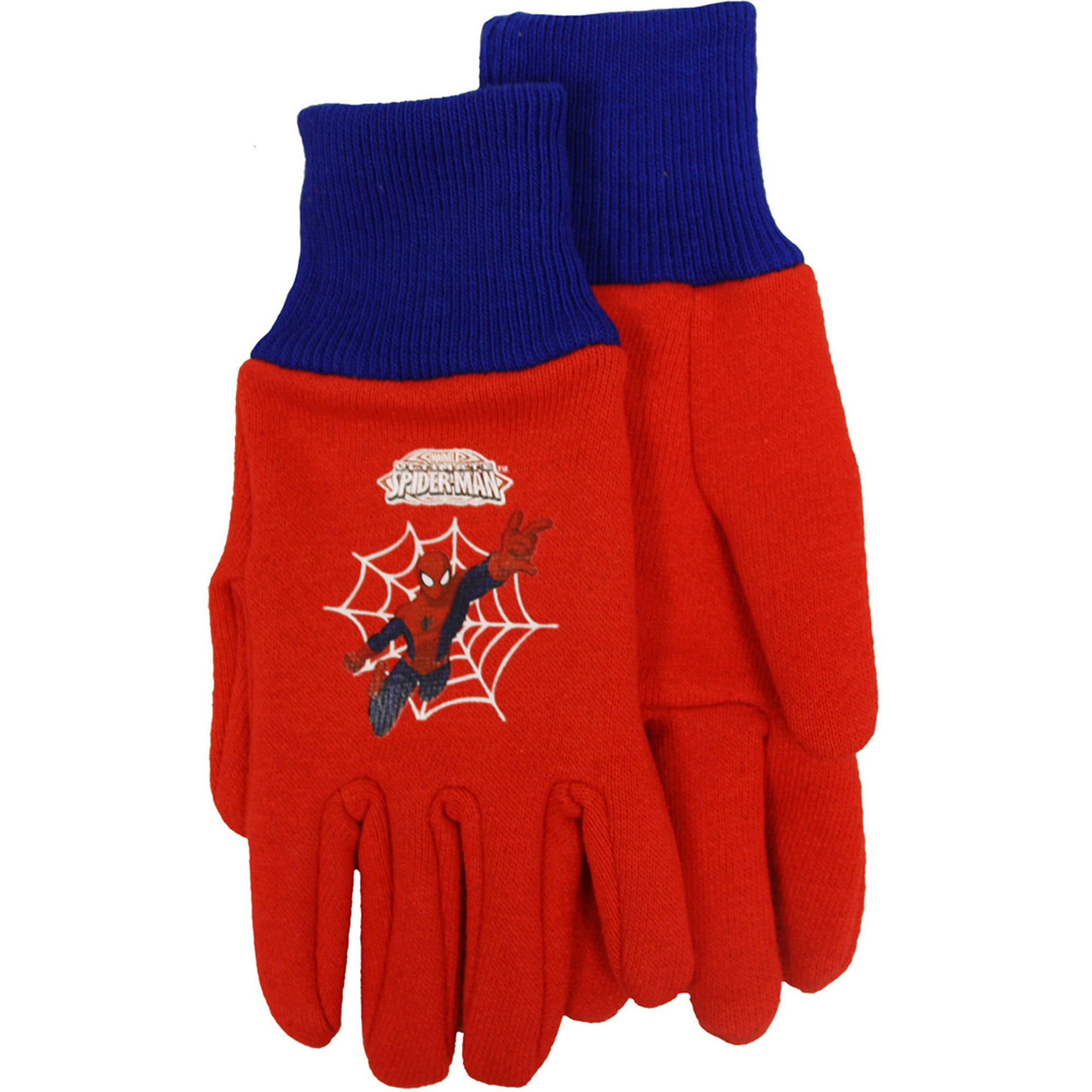 Student Sports Half-finger Gloves CXJC Childrens Spring And Summer Spider-Man Pattern Gloves Cartoon Horizontal Bar Balance Cycling Anti-skid Palm Gloves Four Colors To Choose From
