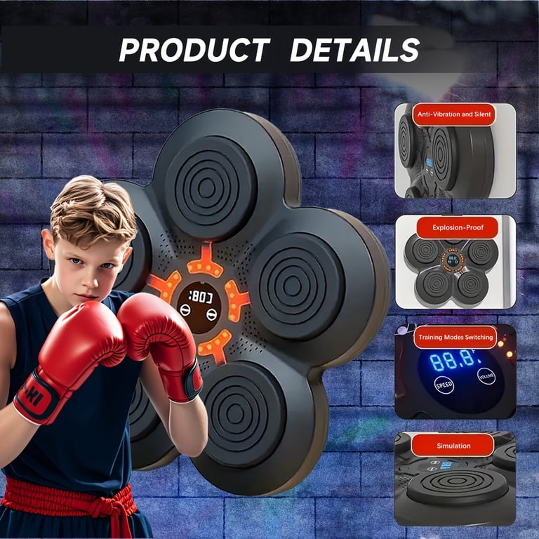 FITVEN Kids Punching Bag 4.4lb with Boxing Gloves, Height