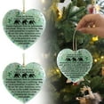 thumbnail image 3 of Pekkaxy Sisterhood Elephant Heart Ornament, Ceramic Friendship Keepsake for Holiday Gifts, 3 of 8