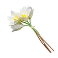 thumbnail image 3 of Flor de orquídea artificial banquete de boda falso orquídea mesa centro de mesa flor de tela de seda, blanco 4 Piezas Noticed HA6707-01B, 3 of 6