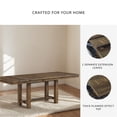 thumbnail image 4 of Signature Design by Ashley Moriville Extendable Dining Table in Grayish Brown, 4 of 13