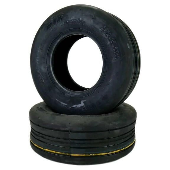 2 Front Tires 13x5x6 13x5-6 13x5.00-6 Fits Troy Bilt RZT 50"