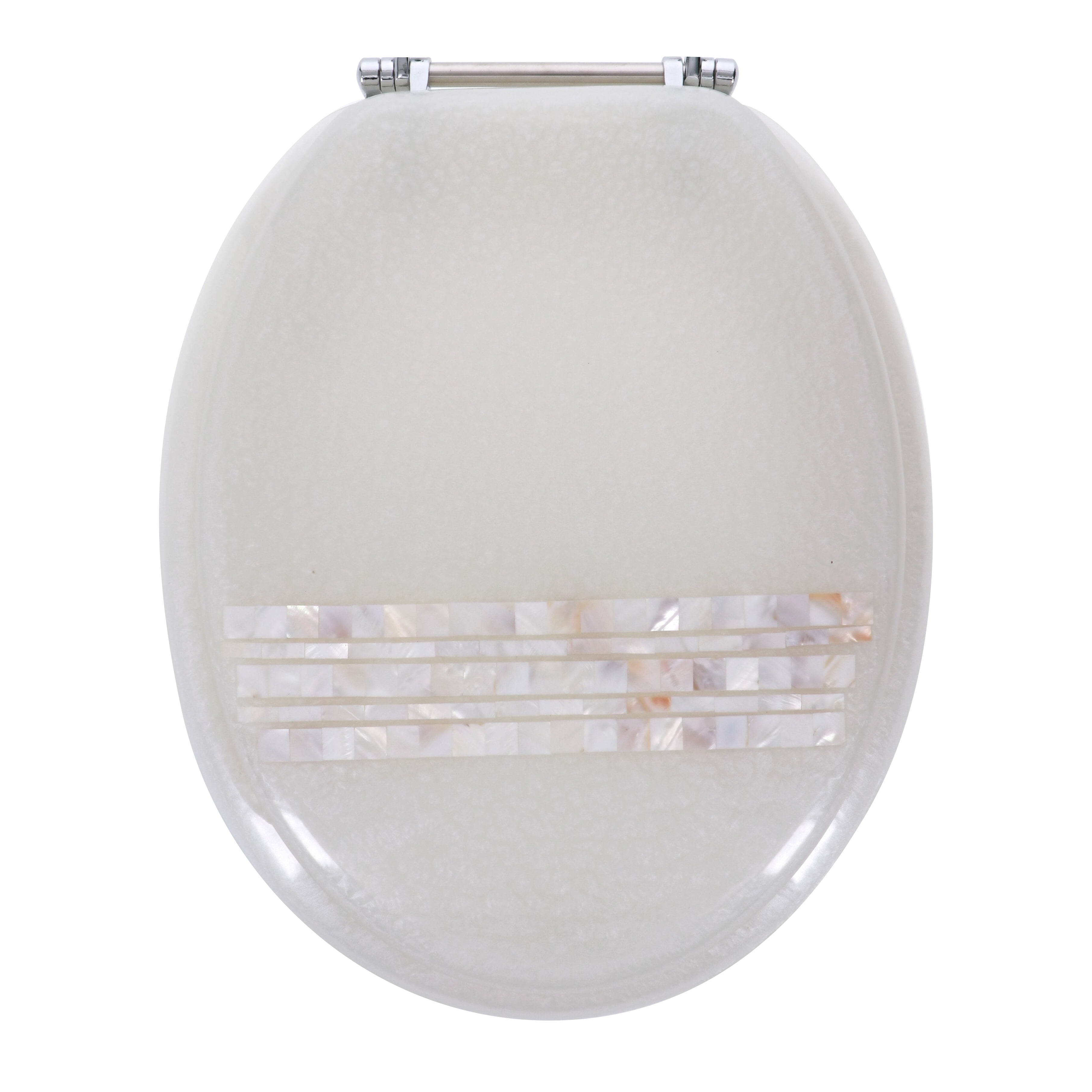 Pearl Colored (Iridescent) Round Toilet hot Seat