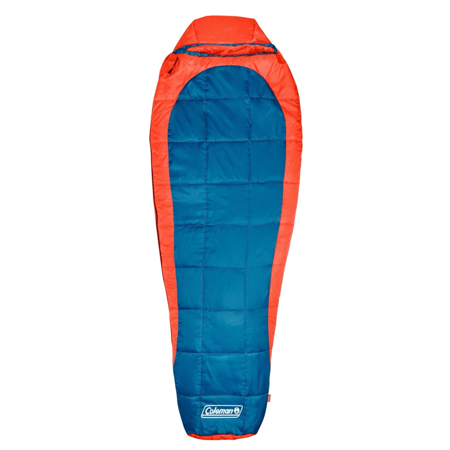 Coleman Kompact 25-Degree Mummy Adult Sleeping Bag, Tiger Lily, 32