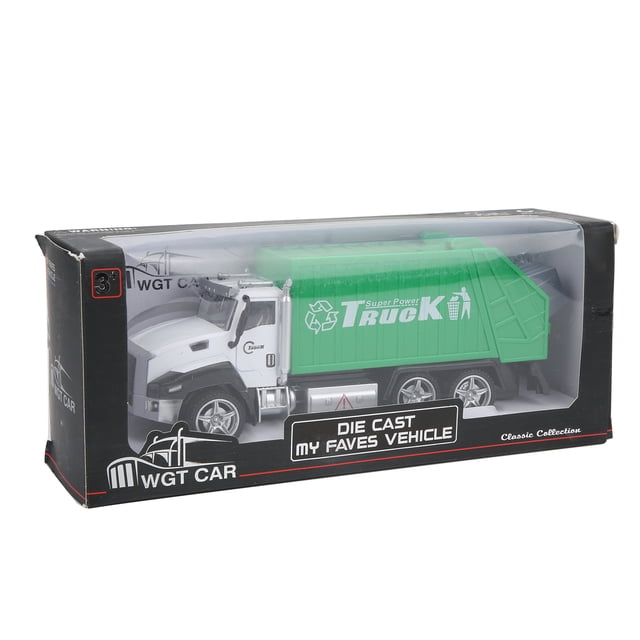 Modelo de coche, modelo de coche 1:42, modelo de camión de basura de saneamiento americano, modelo de vehículos construido para durar