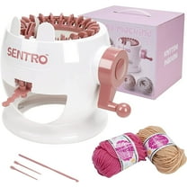Husfou 22 Needles Knitting Machine - Smart Weaving Round Board Rotary Loom, DIY Creative Wool Knitting Machine for Adults, Children, Beginners