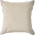 thumbnail image 4 of Laddha Home Designs Handwoven Chevron Cotton Throw Pillow Cover - 20" - Black and White, 4 of 5