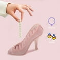 thumbnail image 6 of High Heel Jewelry Display Stand,Stylish Pink High Heel Jewelry Holder,Elegant Resin Organizer for Rings, Necklaces, Earrings,Space-Saving Storage for Vanity, Dresser, 6 of 10