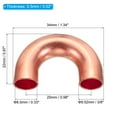 thumbnail image 2 of Accesorio de tubería de cobre en codo, conexión de soldadura por fusión para plomería de aire acondicionado HVAC, 3/8 pulgadas 4, 2 of 6
