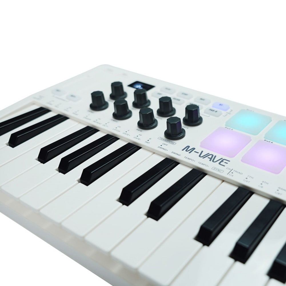 M-Vave Midi 25-Key Usb Midi Keyboard Controller with 8 M-Vave Midi 25-Key Usb Midi Keyboard Controller with 8