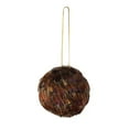 thumbnail image 5 of ZUCKER™ Ringneck Feather Christmas Ornament - 3" ball - Natural, 5 of 5