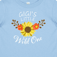 thumbnail image 4 of Inktastic Gigi's Little Wild 1 with Beautiful Sunflower Boys or Girls Baby T-Shirt, 4 of 5