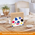 thumbnail image 6 of Yayeee Napkin Holder for Table Set of 2 Kitchen Paper Tissue Organization, Blue Retro Shapes, 6 of 8