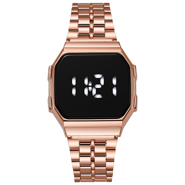 Reloj electrónico digital retroactivo de pantalla táctil Casio Tanto hombres como mujeres son relojes de estilo de accesorios para niñas y niñas Gao Jiahui unisex