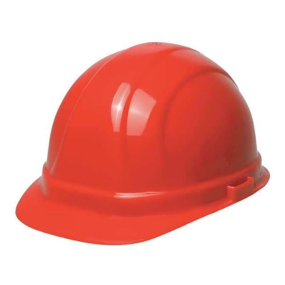 Hard Hat, Omega II, Polyethylene, 6 Point Pinlock, Type 1, Class E, Red