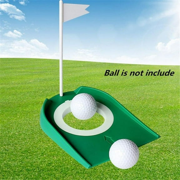 Windfall Indoor Golf Putting Cup with Hole Flag Return Ball Training Putter Practice Aids
