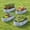 silver, variant on HGD Raised Garden Bed Kit Oval Galvanized Metal Outdoor Planter 4x2x1 ft