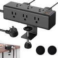 thumbnail image 1 of Multicontacto Escritorio, Conector Multiple Regleta, 1 USB-C, 3 USB-A y 9 Salidas de CA, Multicontac, 1 of 8