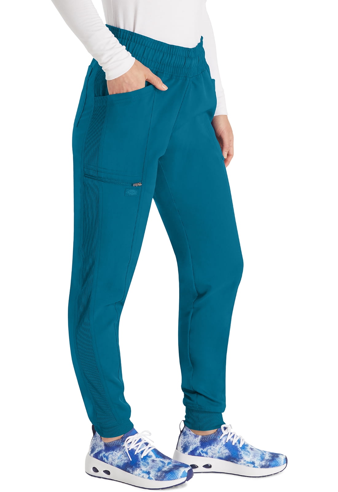 Dickies Xtreme Stretch Women's Nurse Uniform Work Scrubs Pant, Mid