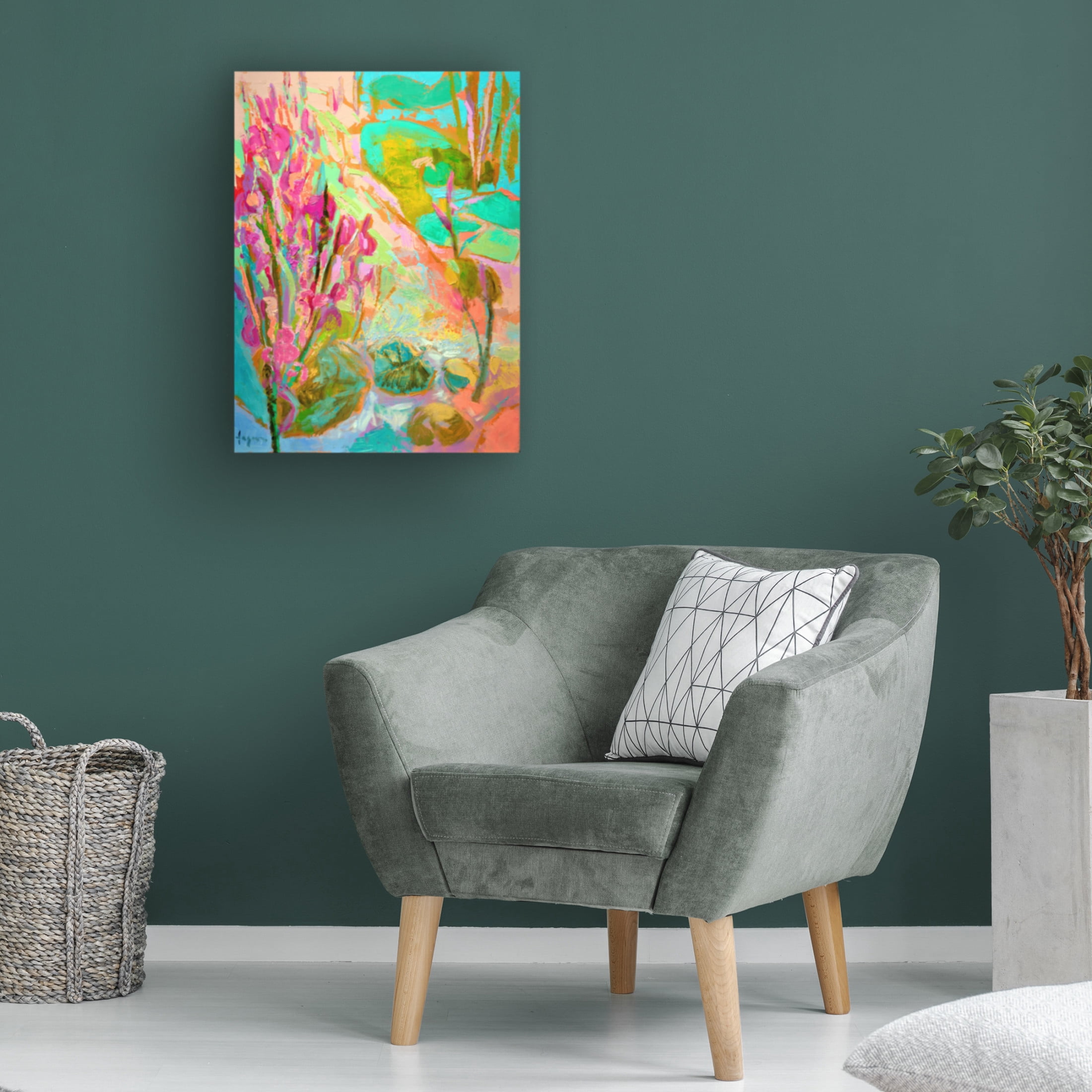 Canvas Wall Art - Dorothy Fagan 'Ponfofmyownii' Wall Art for Living Room, Bedroom, or Office D?cor by Trademark Fine Art - 35 x 47 Inches