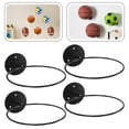 thumbnail image 5 of Xing 4Pcs Wall-mounted Basketball Display Shelf Metal Soccer Stand Multi-purpose Balls Holder Balls Shelf, 5 of 6