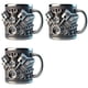 thumbnail image 1 of 3X de Café de Acero Inoxidable con Motor V8, de Café con Asa Aislante para Amantes de los Coches., 1 of 5