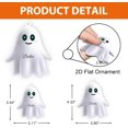 thumbnail image 3 of Adornos de Halloween para árbol de Navidad, adornos personalizados de fantasmas para Halloween, adornos colgantes de acrílico plano 2D para fiestas navideñas, decoración interior del hogar, para famil, 3 of 6