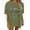 Green, variant on Womens Athletic Tops Women's T-Shirts Women's Oversized Top Loose Short Sleeve T Shirt for Everyday Comfort and Effortless Style Black XL
