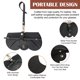 thumbnail image 3 of Bolsa de cuero suave para gafas de sol, 2 fundas para gafas de sol, funda portátil para gafas, bolsa para gafas de sol, bolsas para gafas con cordón para gafas de sol, funda protectora de, 3 of 7
