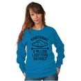 thumbnail image 4 of Funny Antisocial Social Distance UFO Sweatshirt for Men or Women Brisco Brands M, 4 of 6