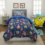 SpongeBob SquarePants Kids Twin Bed in a Bag, Comforter and Sheets ...