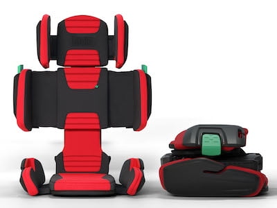 Booster Car Seat, Racing Red 