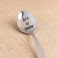 thumbnail image 5 of Christmas Gift for Son Daughter - Let It Snow Engraved Spoon Gifts for Men Women | Birthday Thanksgiving Gift | Teens Holiday Gift | Tea Coffee Lover Gifts for Him Her, 5 of 5