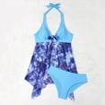 thumbnail image 3 of GYRATEDREAM Mommy and Me Swimsuits Two Pieces Bikini Set Family Matching Tankini Sets Women Swimwear Girls Bathing Suits for 9-10 Years, 3 of 9